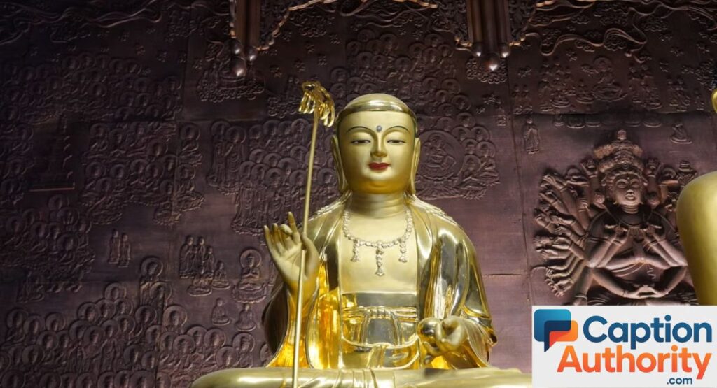Buddha Temple Captions