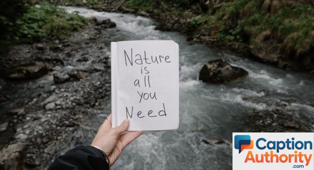 Nature Drawing Captions 
