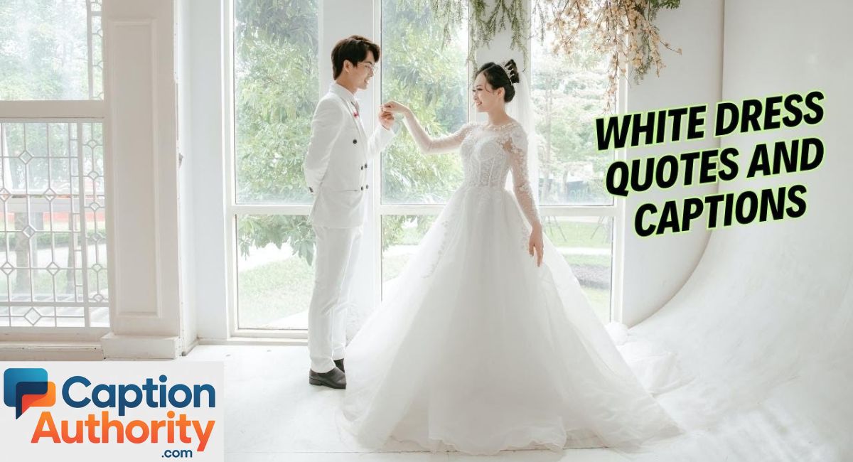 short instagram captions for white dress White outfit caption ideas #whiteoutfit #whitedress #captionideas