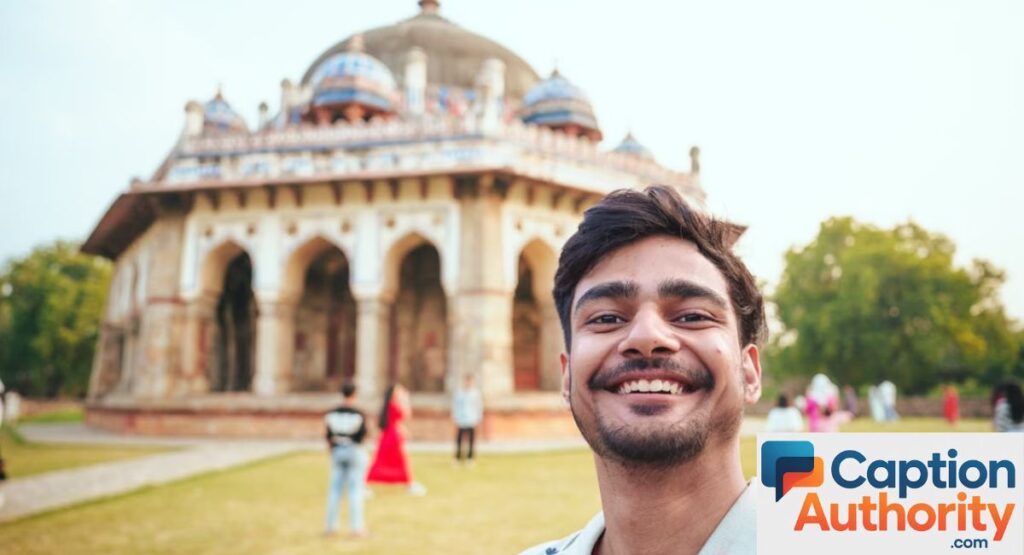 Temple Selfie Captions