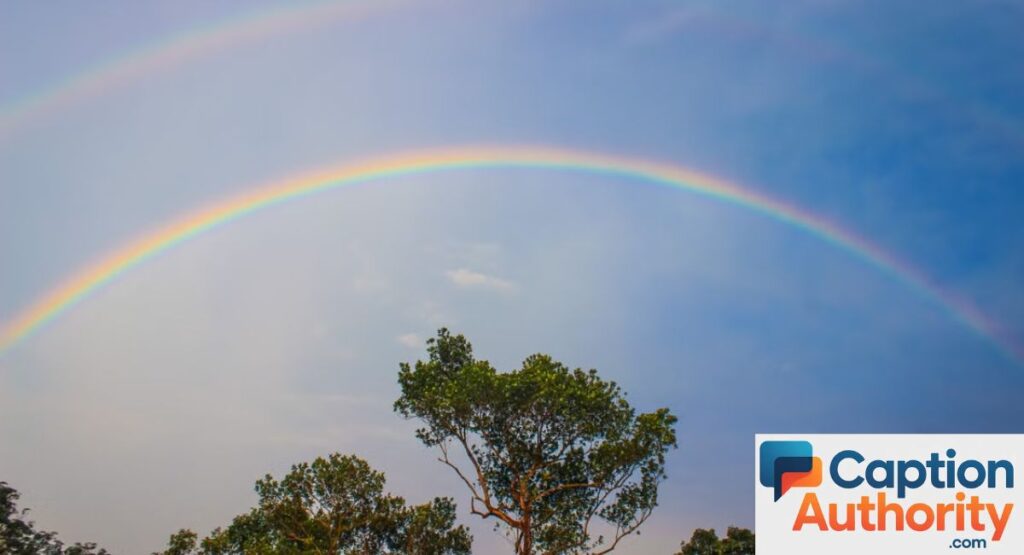 Aesthetic Rainbow Captions for Instagram