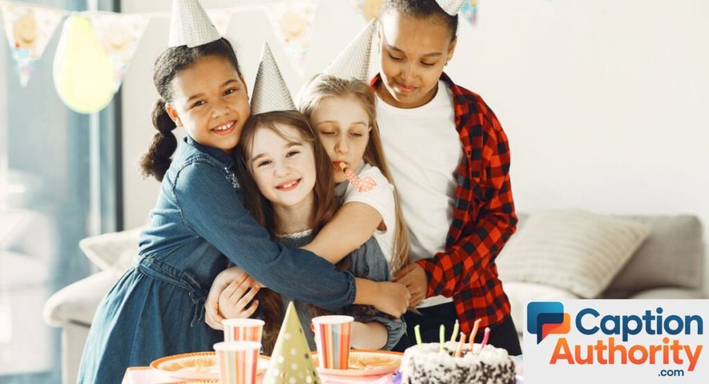 Birthday Captions with Friends