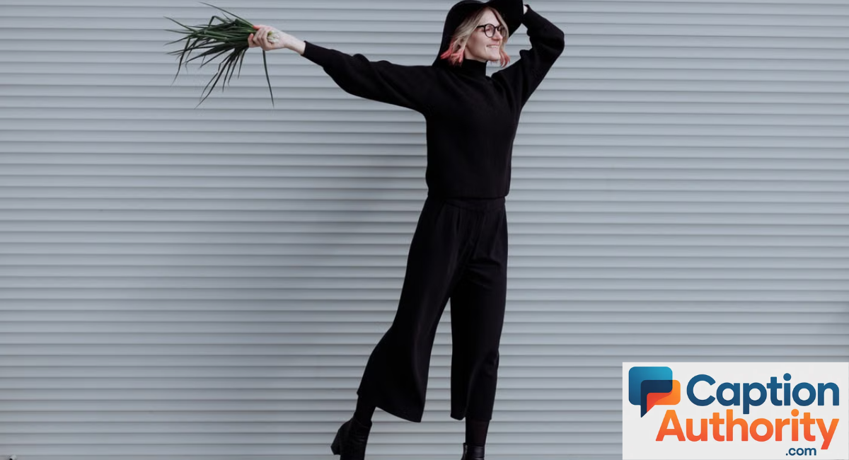 Black Outfit Captions for Instagram