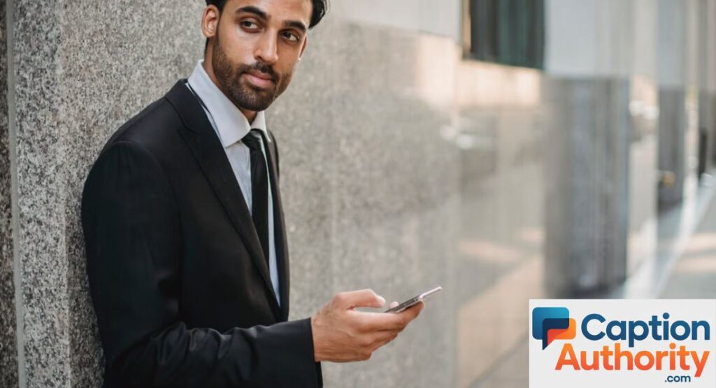 Black Suit Captions For Instagram