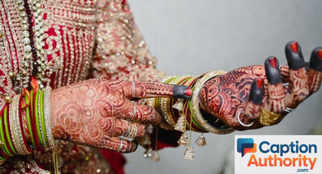 Bridal Mehndi Captions for Instagram