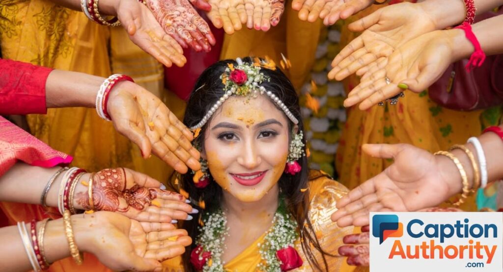 Bride Squad & Bridesmaid Mehndi Captions