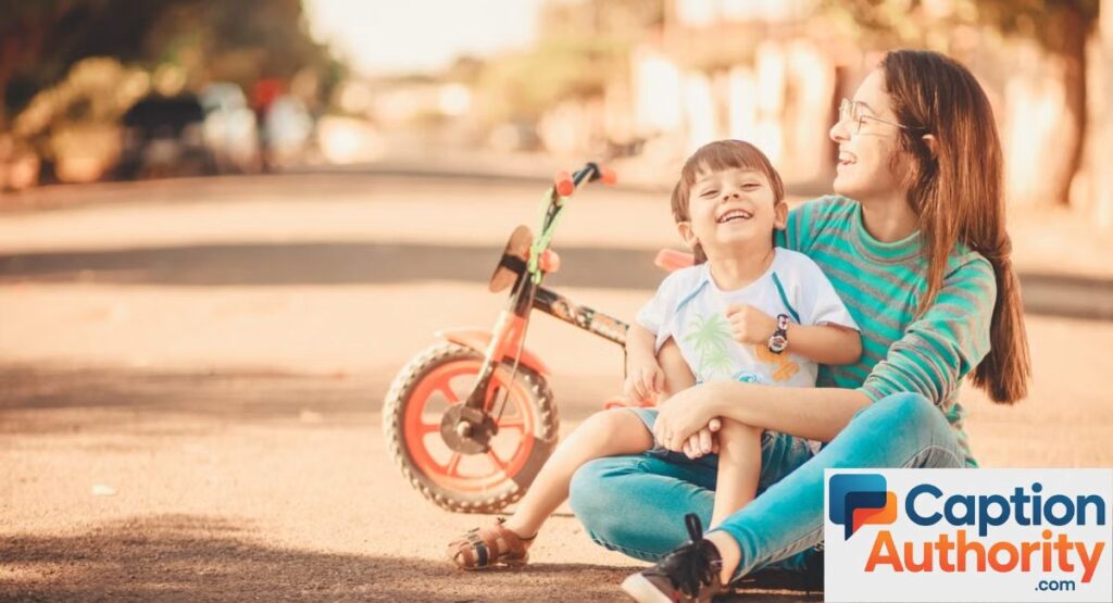 Fun & Playful Mother Son Captions