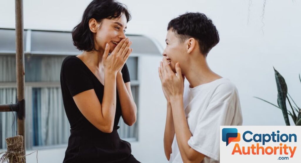 Funny  Blushing Caption To Make Everyone Smile
