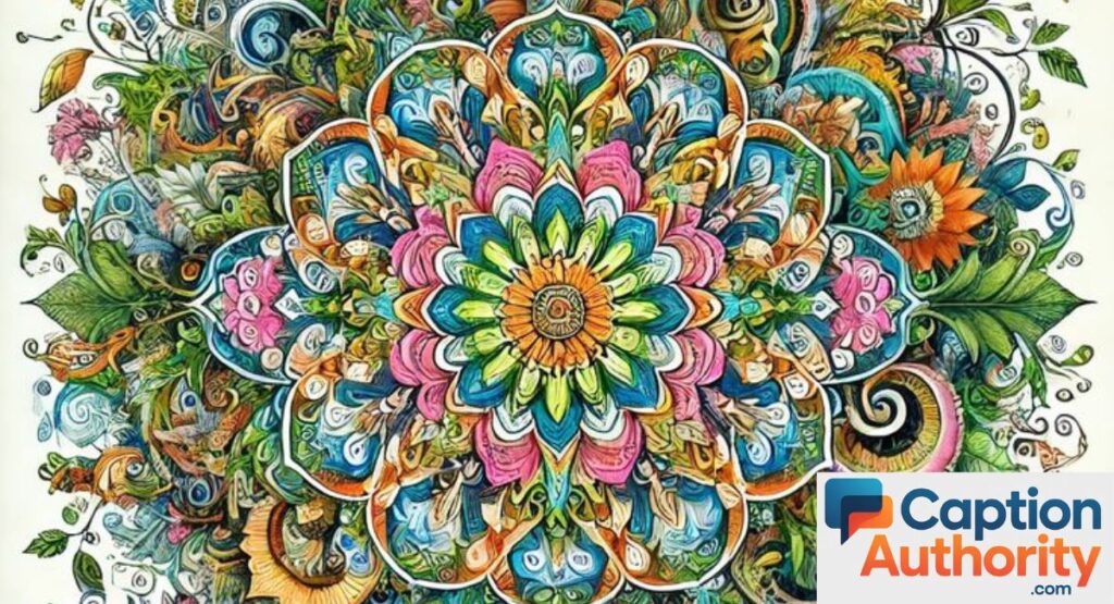 Funny Mandala Art Captions