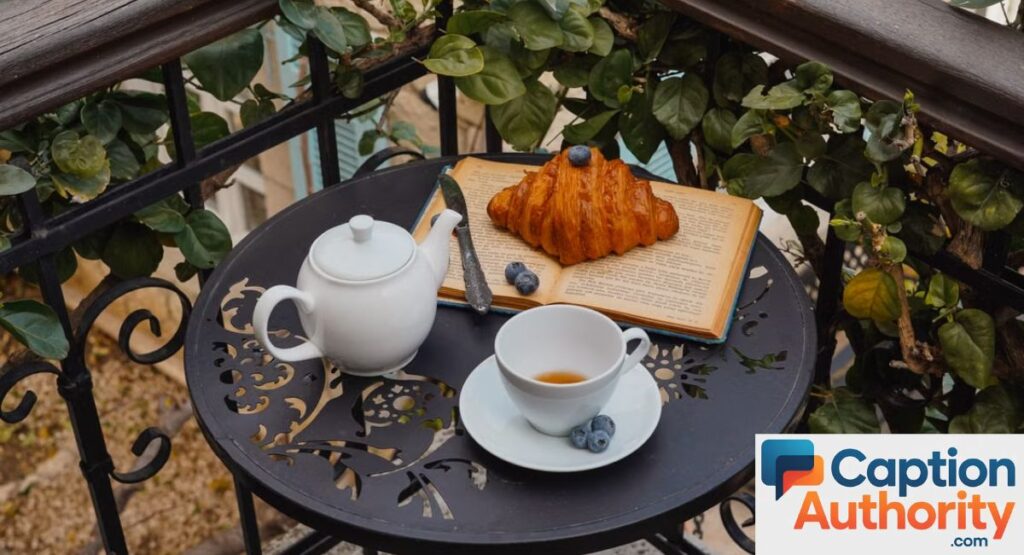 Garden Tea Captions for Instagram