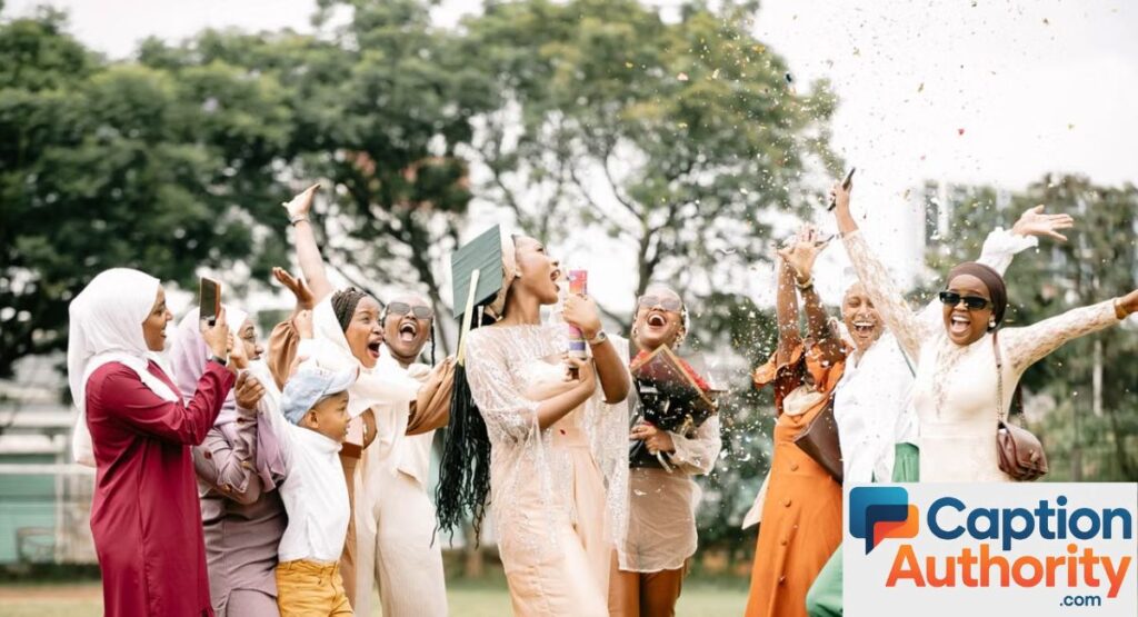 Graduation Captions for Family