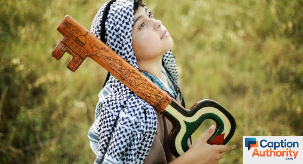 Hope & Peace Palestine Captions