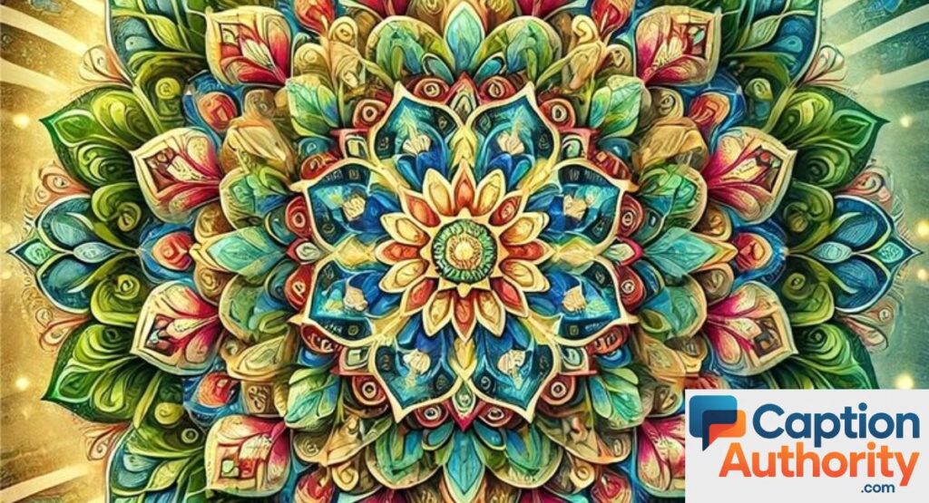 Inspiring Mandala Art Captions