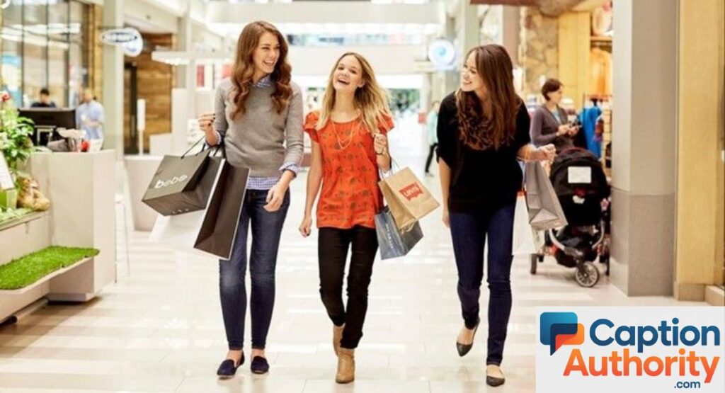 Mall Captions with Friends