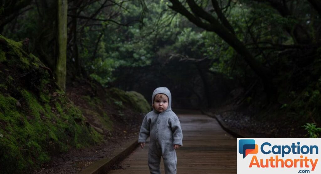 Nature-Inspired Baby Walking Captions