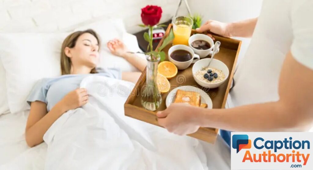 Romantic Breakfast Captions for Couples