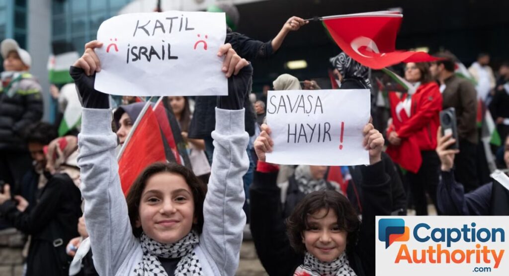 Save Palestine Captions for Children & Humanity