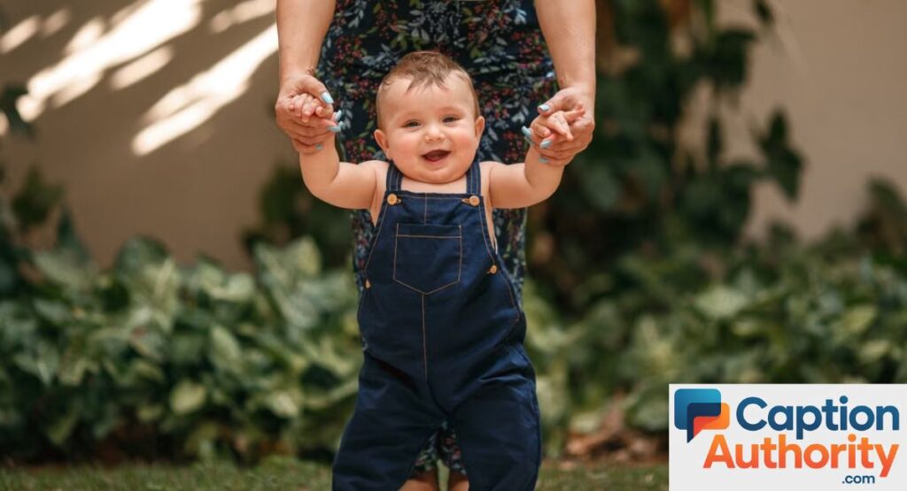 Sweet and Sentimental Baby First Walk Captions