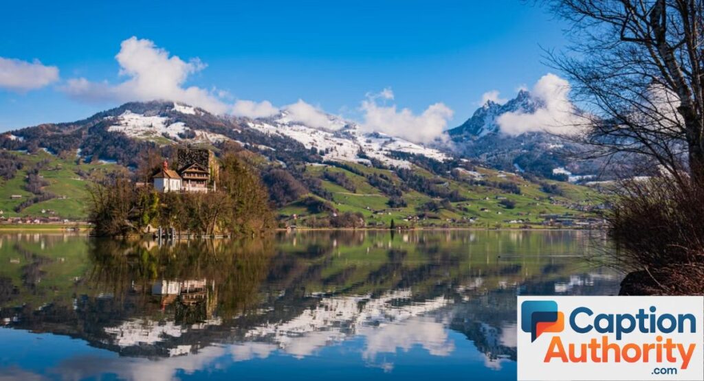 Switzerland Lake Captions For Instagram