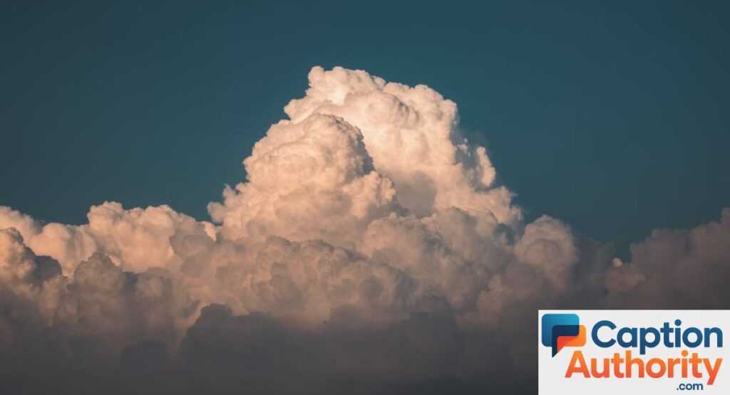 Aesthetic Clouds Captions