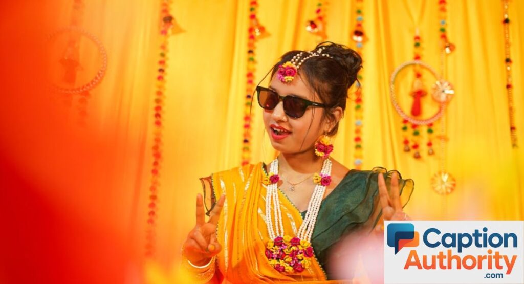 Aesthetic Haldi Captions for Instagram