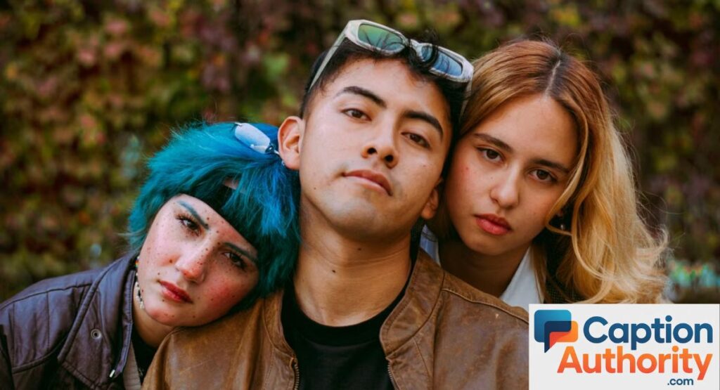 Attitude Trio Captions for Instagram