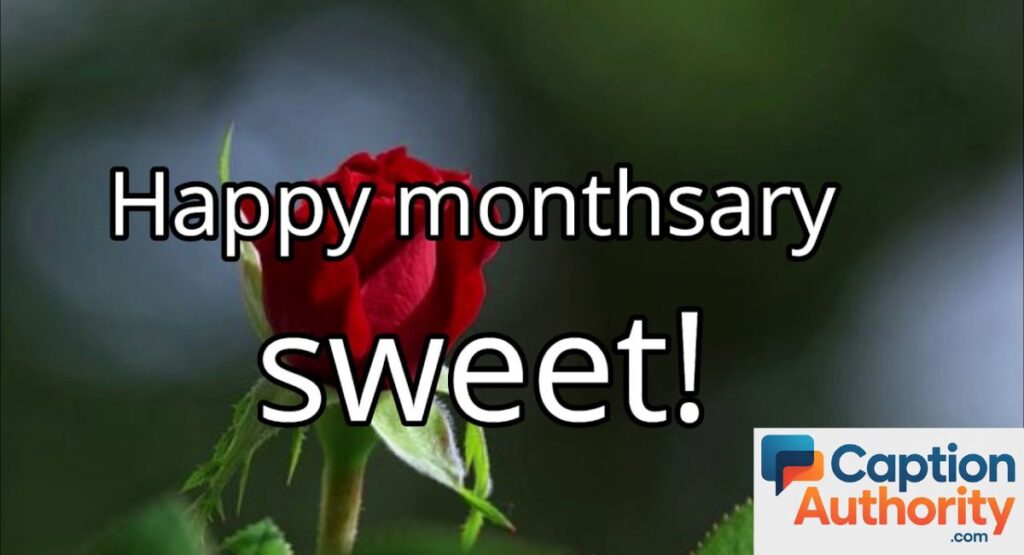 Best Monthsary Captions
