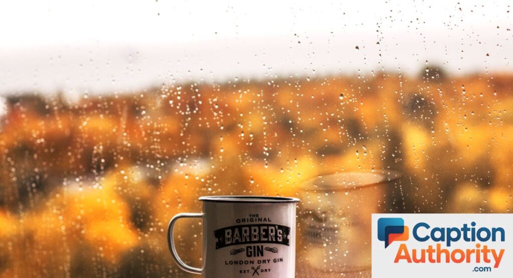 Coffee & Rain Captions for Instagram