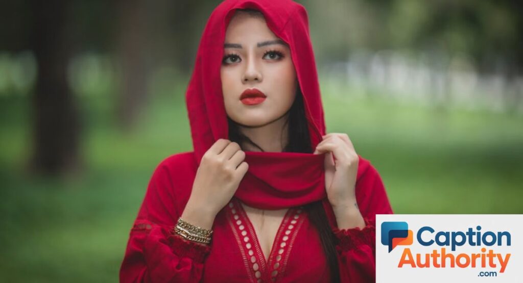 Creative & Unique Red Captions