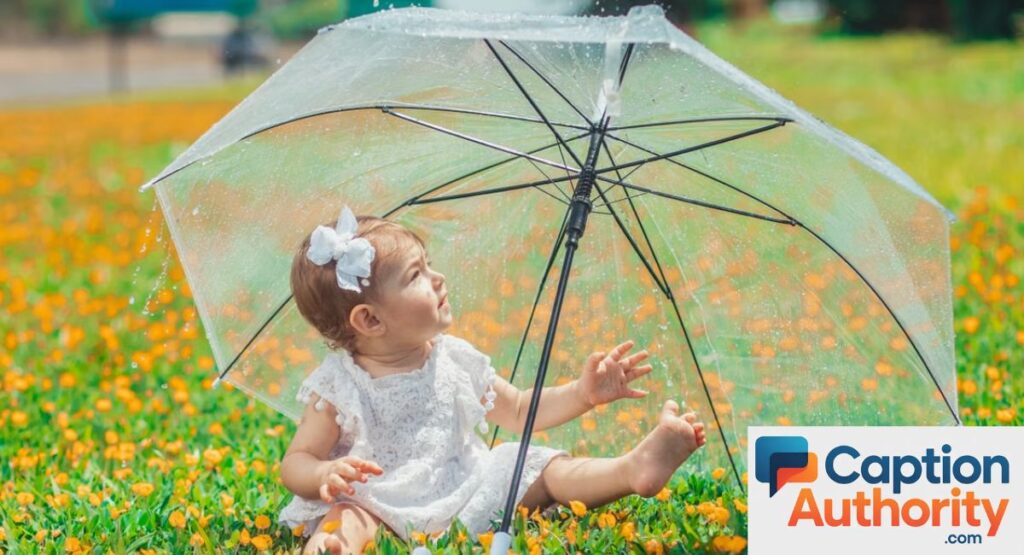 Cute Rain Captions for Instagram