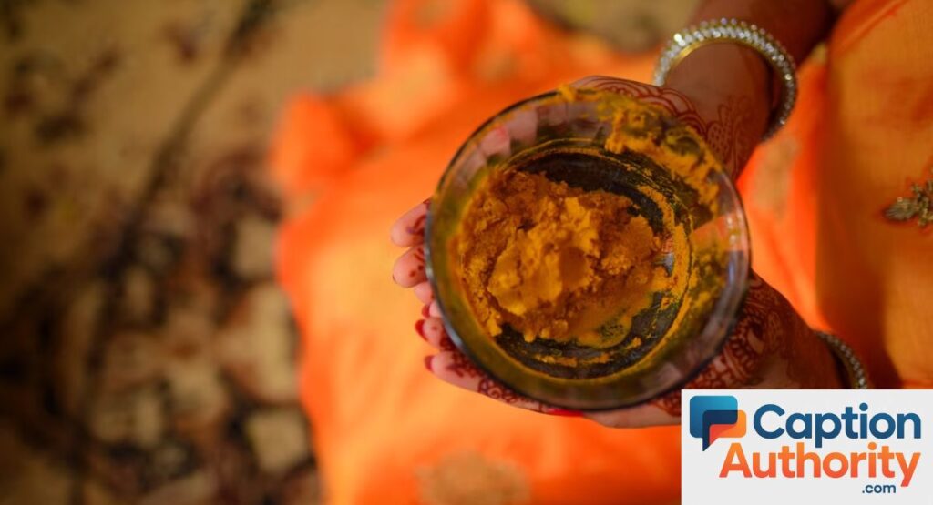 Haldi Morning Captions for Instagram