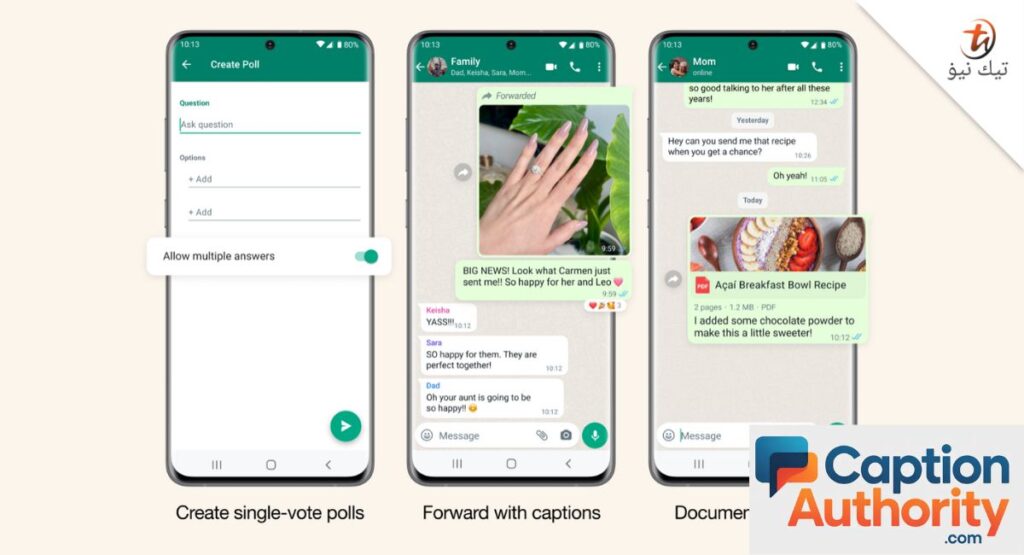 One, Two & Three-Word Call Screenshot Captions