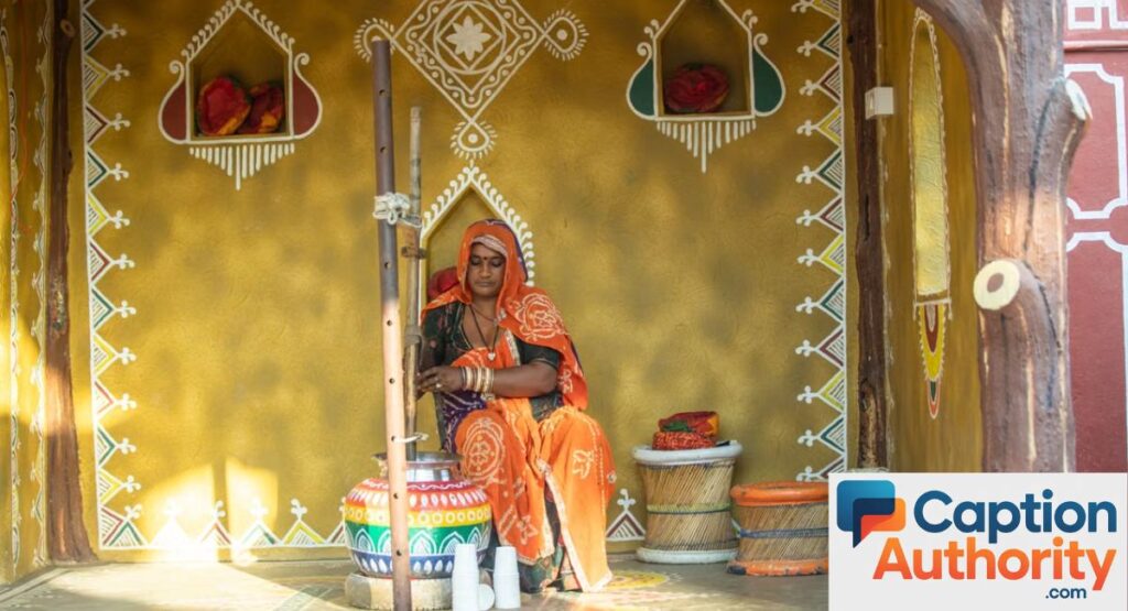 Rajasthani Roots, Culture & Heritage Captions