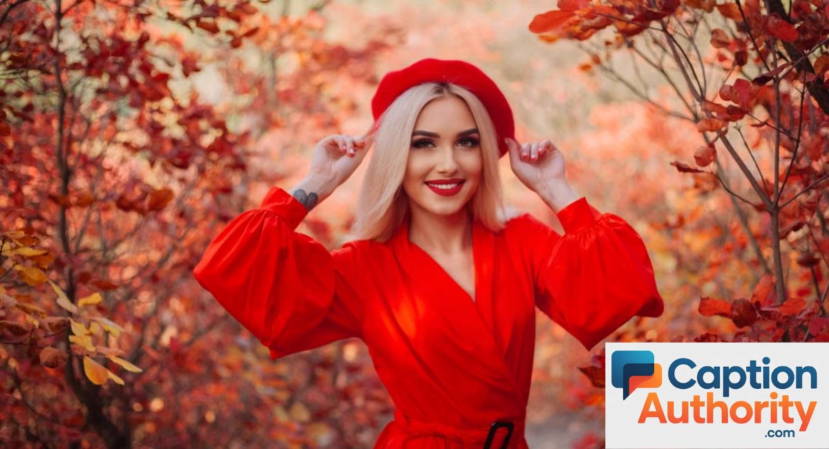 Red Captions for Instagram