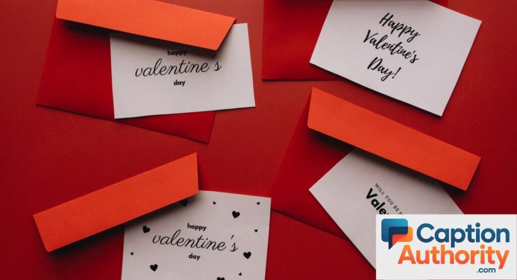 Red Captions for Special Occasions