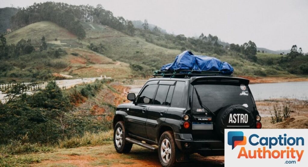 Road Trip & Adventure Car Captions 