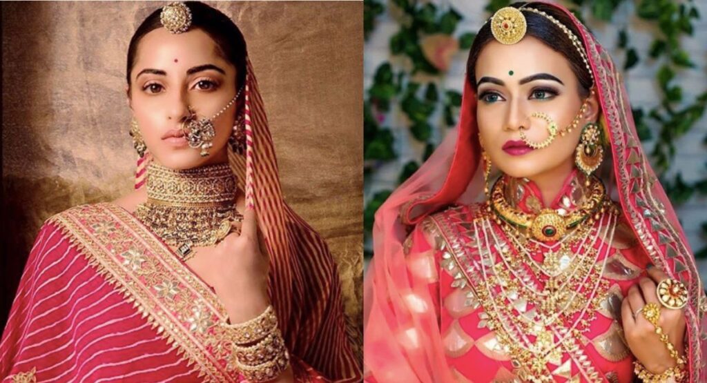 Royal Rajasthani Poshak Captions	
