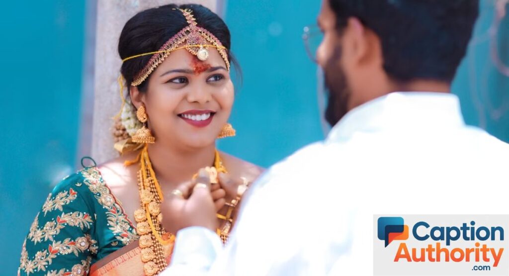 South Indian Bridal Captions