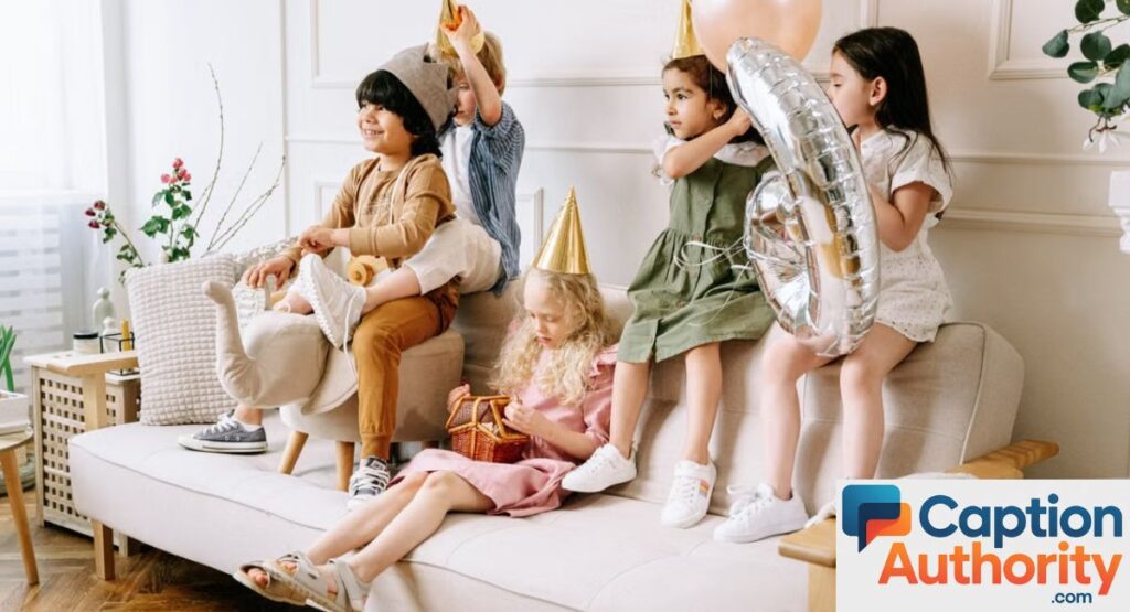Cute Party Captions for Friends 