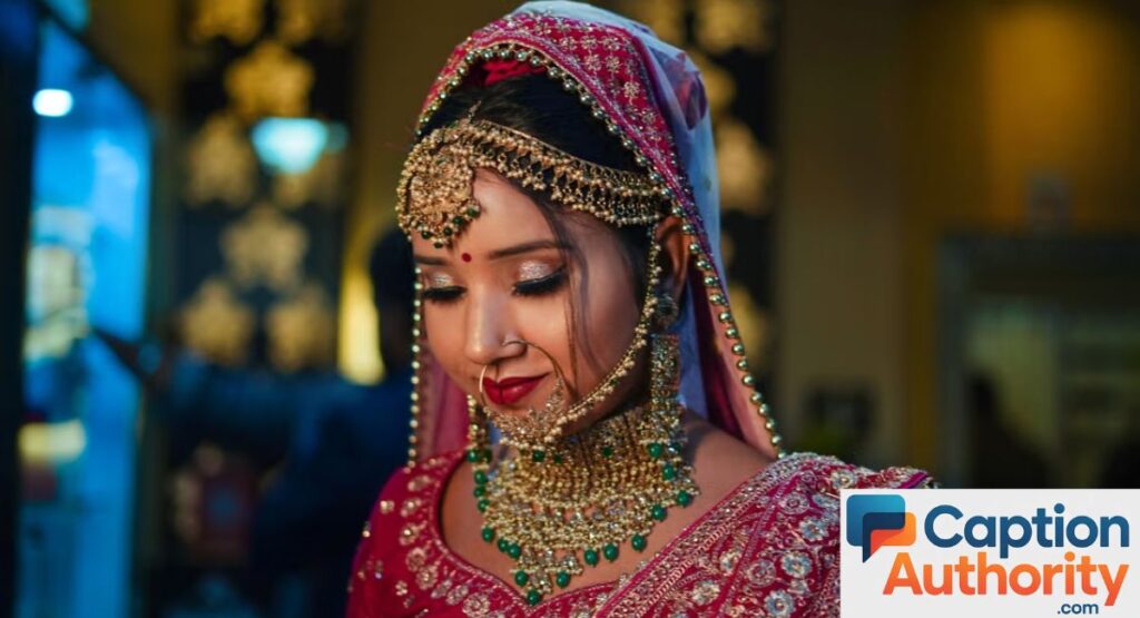 Desi Lehenga Caption