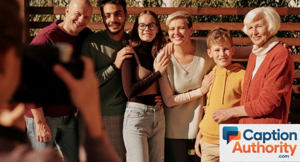 Family Photo & Picture Captions