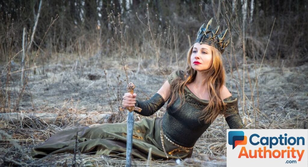 Regal Queen & Dominatrix Captions