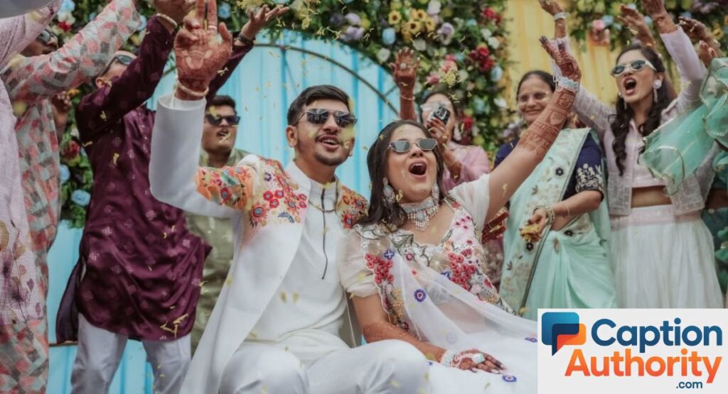 Sangeet Captions for Friends and Family