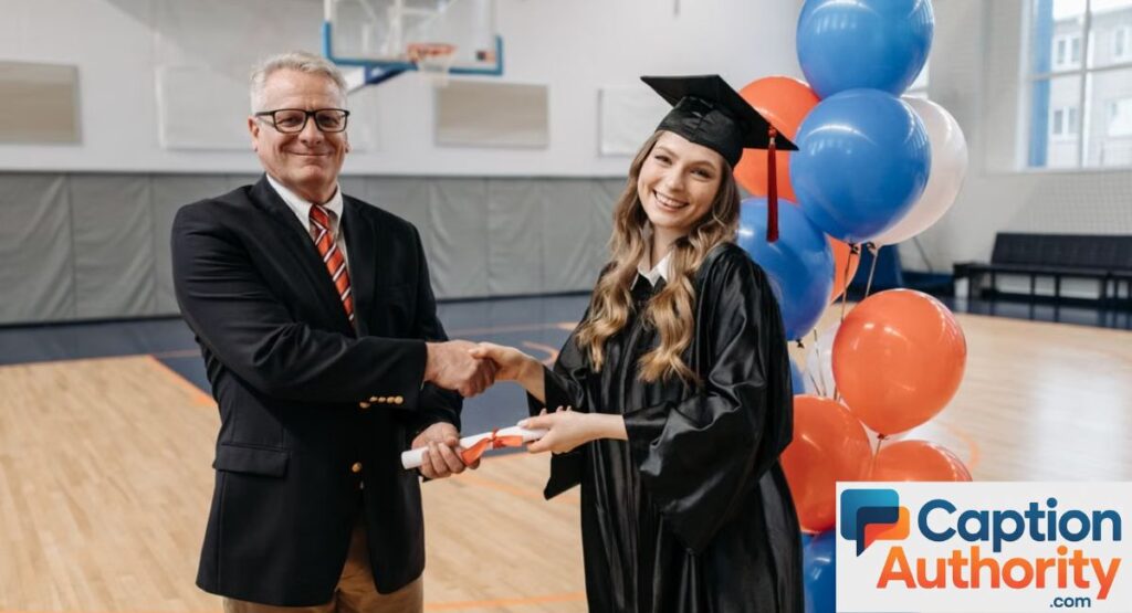Senior Sunday Graduation Captions