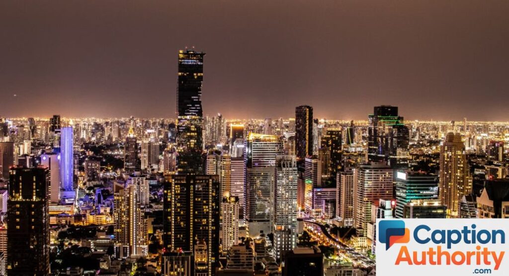 City and Skyline View Captions for Instagram