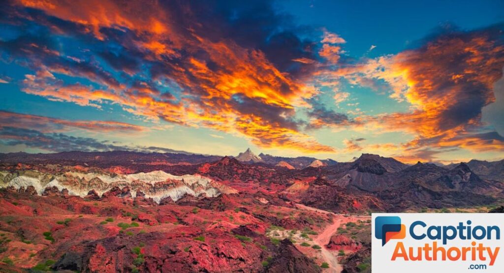 Colorful Sky and Cloud Scenery Captions for Instagram